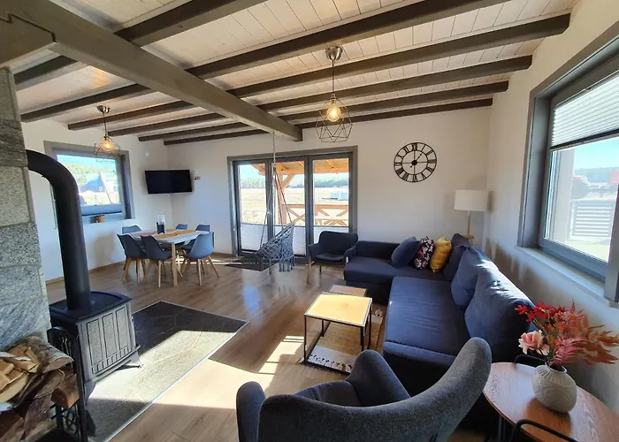 Dom wakacyjny Milochówka - Dom Drewniany Bliźniak *