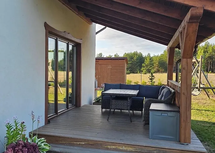 Milochówka - Dom Drewniany Bliźniak Dom wakacyjny