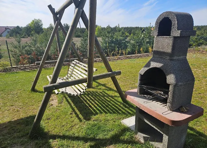 Milochówka - Dom Drewniany Bliźniak Wdzydze Tucholskie