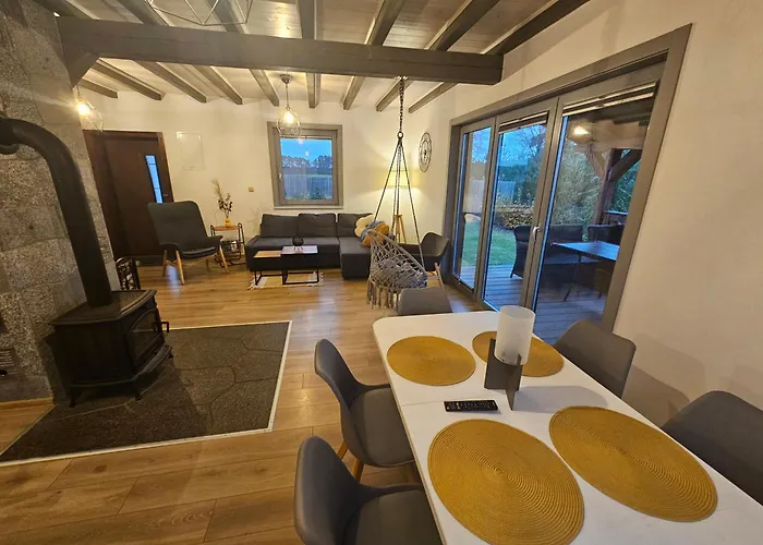 Milochówka - Dom Drewniany Bliźniak Dom wakacyjny Wdzydze Tucholskie